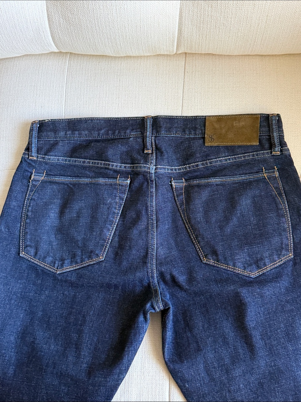 Todd Snyder Dark Indigo Japanese Selvedge  Denim  Slim Straight Jeans 31 x 30